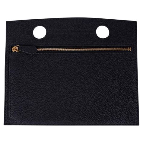 hermes backpocket 30 pouch|Hermes Backpocket Pouch 30 Black Togo Leather with Gold .